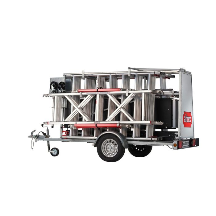 Altrex RS52-TX steiger 1.35 x 1.85 x 9.20WH Fiber-Deck inclusief Steigeraanhanger DeLuxe