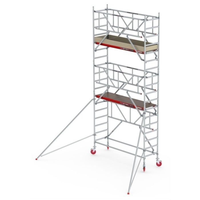 RS Tower 41 Enkele Voorloopleuning 0.75 x 2.45 x 6.20 werkhoogte