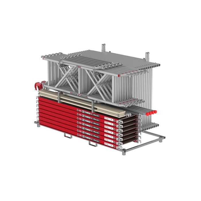 Altrex RS42-TX steiger 1.35 x 2.45 x 8.20WH met Steigerbok