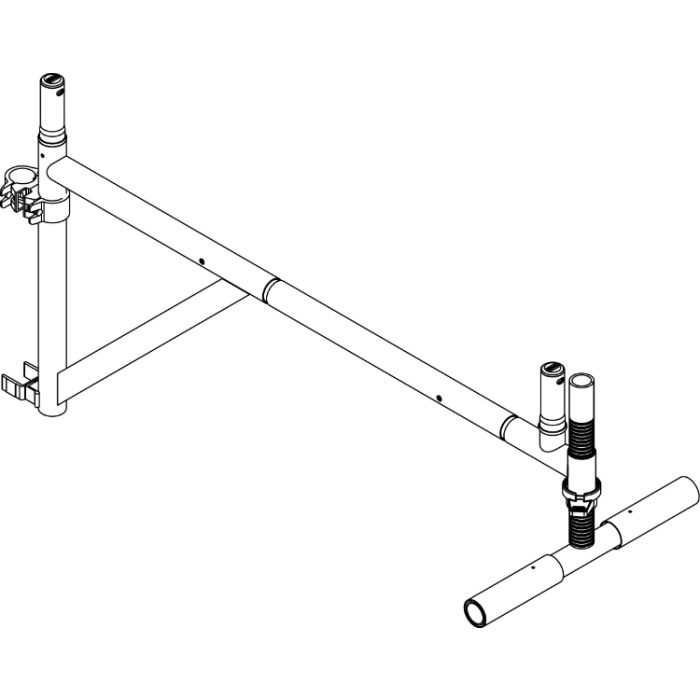 Altrex uitwijkconsole set (verstelbaar 0.75-1.35 meter)