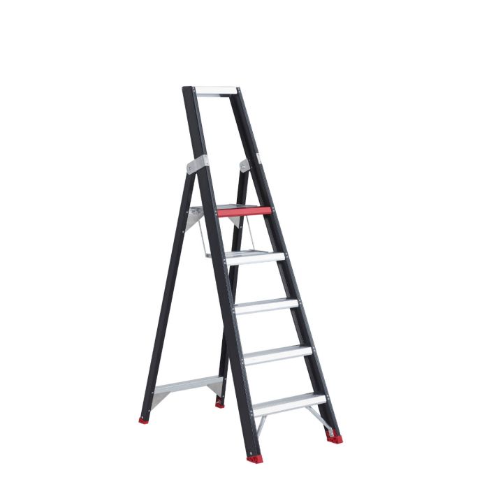 Altrex Taurus trap enkel oploopbaar 1x5 treden TGB5