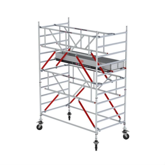 Altrex RS52 Enkele Voorloopleuning 4.20 werkhoogte 1.35 x 2.45 Fiber-Deck platform