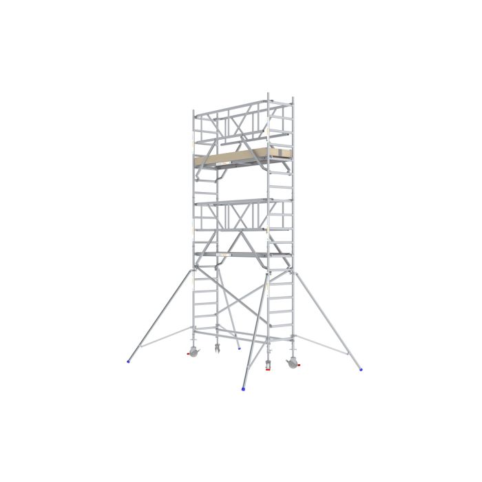 Rolsteiger 90x185 6,2m werkhoogte Dubbele Voorloopleuning CarbonDeck