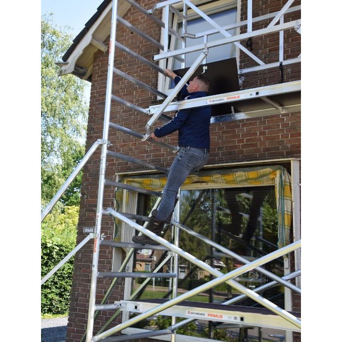 Rolsteiger 135x185 4,2m werkhoogte Dubbele Voorloopleuning CarbonDeck