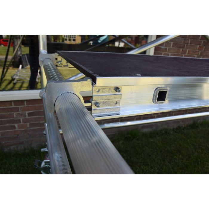 Rolsteiger 75x245 10,2m werkhoogte Enkele Voorloopleuning