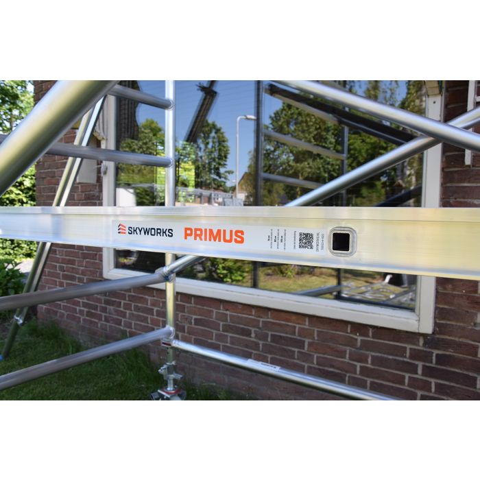 Rolsteiger 75x245 4,2m werkhoogte Enkele Voorloopleuning
