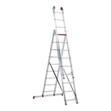 Altrex All Round driedubbele ladder ongecoat 3x9 treden