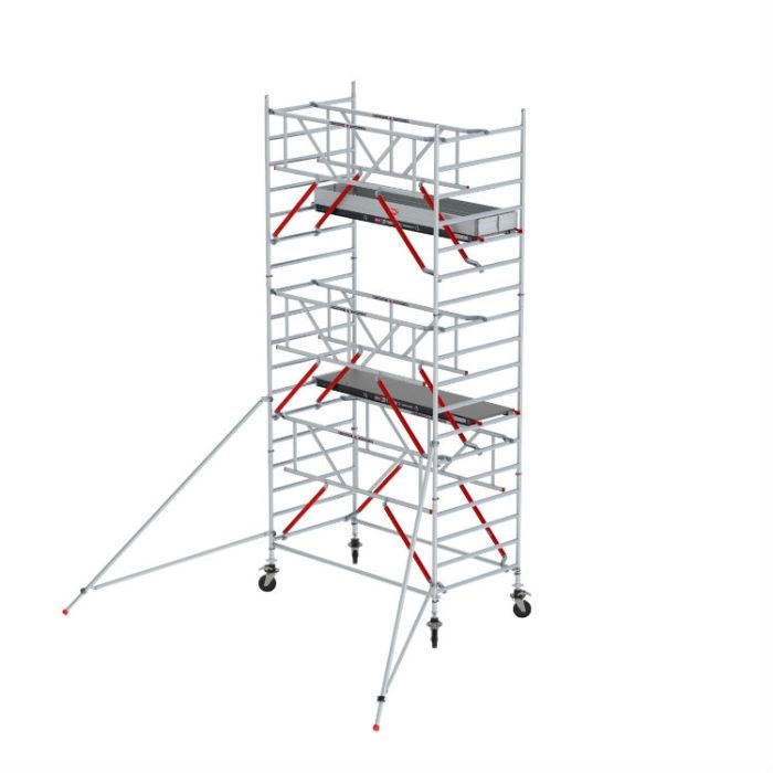 Altrex RS52 Enkele Voorloopleuning 6.20 werkhoogte 1.35x3.05 Fiber-Deck platform