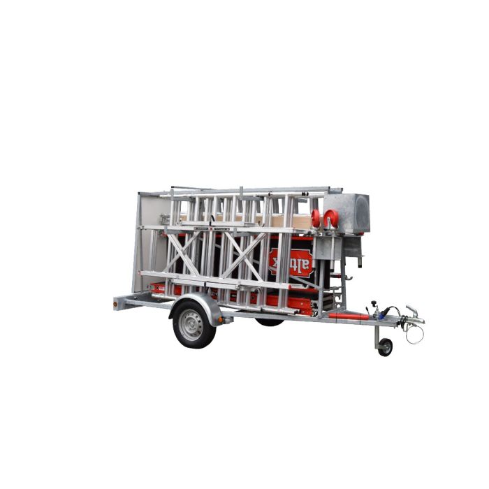 Altrex RS42-TX steiger 1.35 x 1.85 x 11.20WH inclusief Steigeraanhanger DeLuxe
