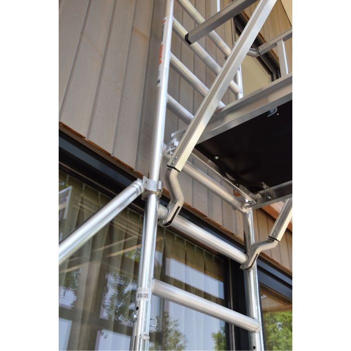 Rolsteiger 90x245 5,2m werkhoogte Dubbele Voorloopleuning CarbonDeck