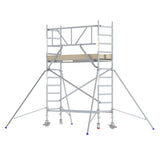 Rolsteiger 75x185 4,2m werkhoogte Carbon-Deck Enkele Voorloopleuning
