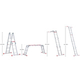 Altrex Varitrex Plus vouwladder 4x3 treden